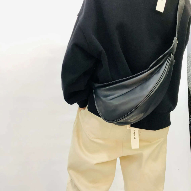 Genuine Leather Shoulder Crossbody Waistpack Chest Bag Women's Style