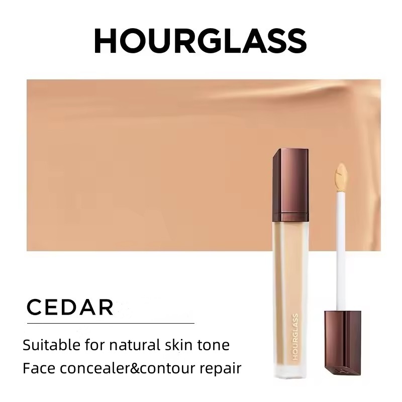 HOUR/GLASS Traceless Concealer covers acne, eye bags, dark circles, tears, brightening and moisturizing Salmon