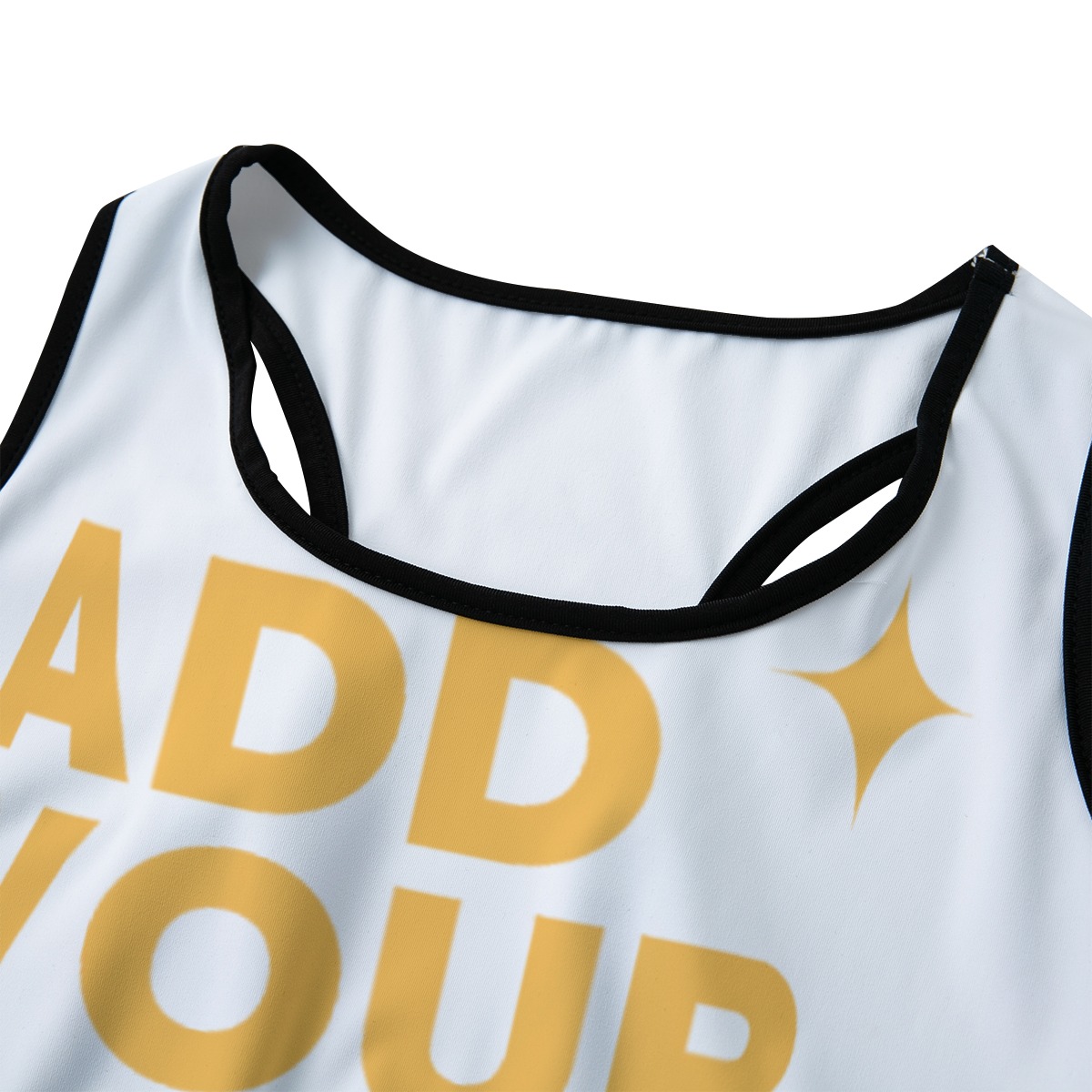 Women's Sports Bra All-Over Print, Supportive Workout Top with Chest Support, Fashion Fitness Bra for Yoga & Casual Wear