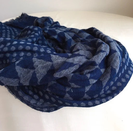 Unisex Style Soft Cotton Scarf Shawl Jacquard Head Scarves Tassel Long Large Thin Fashion Classic Scarves 60x185cm 250403