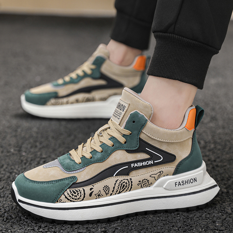 2025 Designer men Shoes Running Shoes Sneakers mens Thick Sole Height-increasing Flats Fashion Patchwork Sports Comfortable Outdoor Shoes