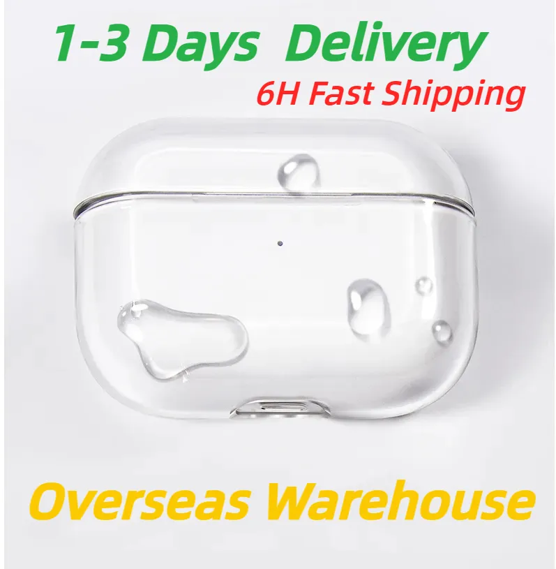 USA Stock for Airpods pro 2 airpods pro 3 airpodspros 4 airpodspros 3 4 5 earbuds earphones Accessories airpods 4 Silicone Protective Headphone Cover Shockproof Case