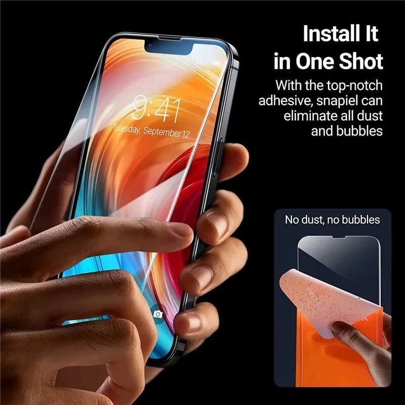 1-5Pcs Tempered 16 15 14 13 12 11 Pro Max Screen Protector for IPhone 7 8 SE X XS XR Protective Glass Film
