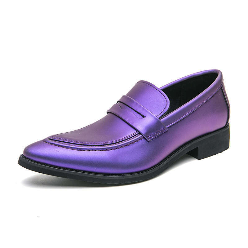 Large size 2023 new spring and autumn set foot loafers, sizes 38-47 for men's business British leather shoes