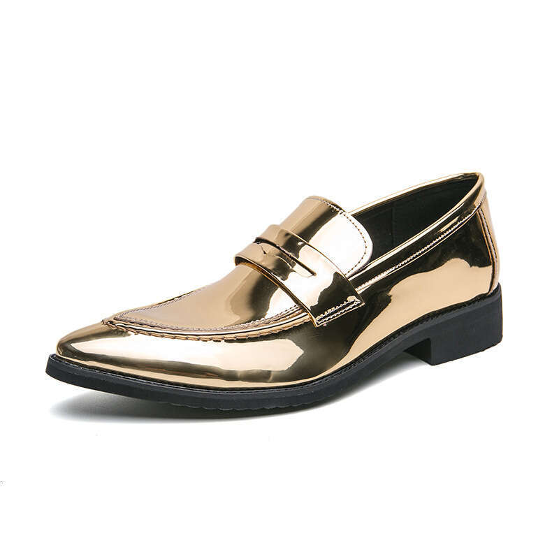 Large size 2023 new spring and autumn set foot loafers, sizes 38-47 for men's business British leather shoes