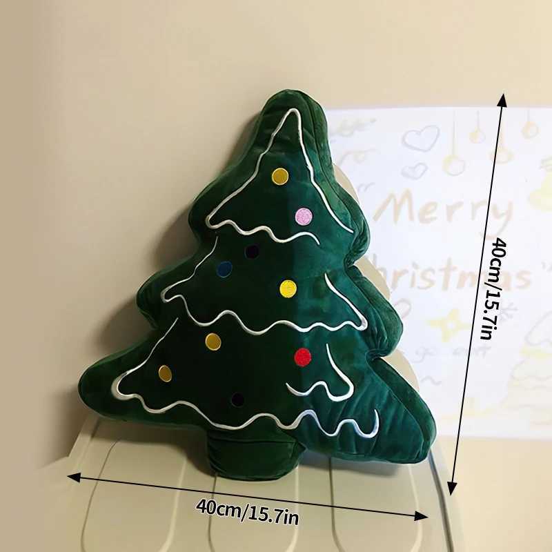 Cute Gingerbread Man Elk Santa Claus Doll Chirstmas Gifts Soft Sofa Cushion Pillow Christmas Xmas Ornament Home Decor Navidad Y251105