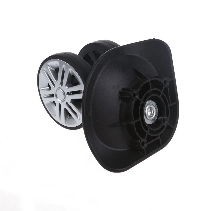 1 Pair A02 Suitcase Wheels Replacement Universal Travel Luggage Double Row Quiet Wheels with Durable Spinner Casters Repair Part 251031