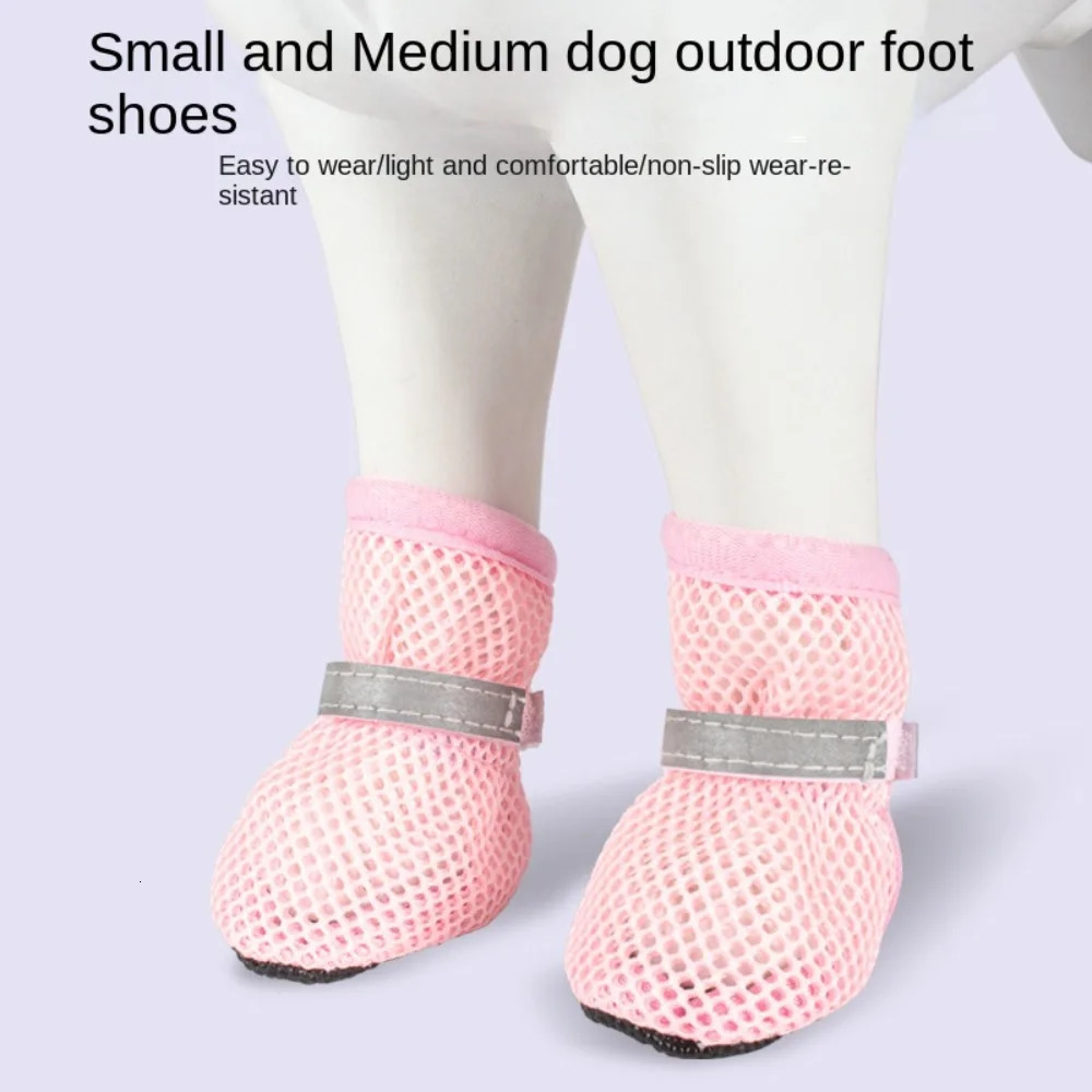 Summer Pet Dog Shoes Socks Cats Dogs Rubber Socks Anti-Slip Dog Rain Snow Boots Socks Dogs Socks Pet Supplies 250402