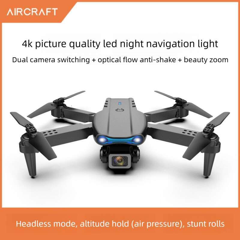 Drone E99 HD Aerial Photography 4K Dual Camera Four-Axis Folding Aircraft Remote Control Toy K3