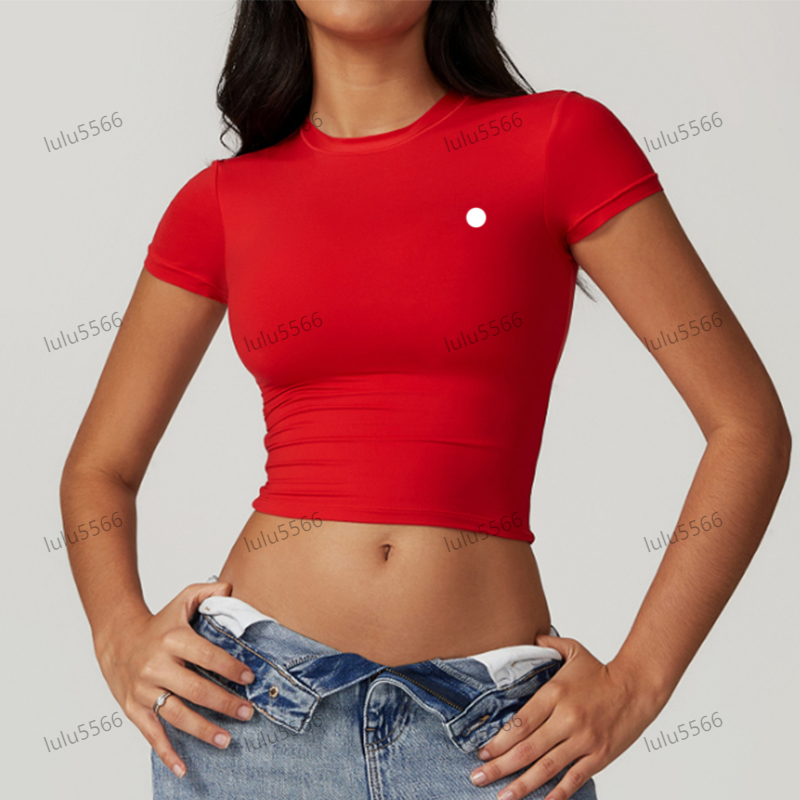 Yoga T-shirt workout clothes women shirts Trendy Crop Tops Women Summer Long sleeves Tee Slim Fit Short Sleeve Casual Streetwear Sexy gym clothes top athletic wear