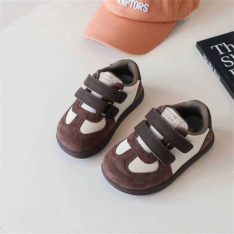 New Spring/Autumn Children Shoes Leather Breathable Kids Casual Shoes Non-slip Fashion Toddler Girls Boys Sneakers EU 22-30T251105