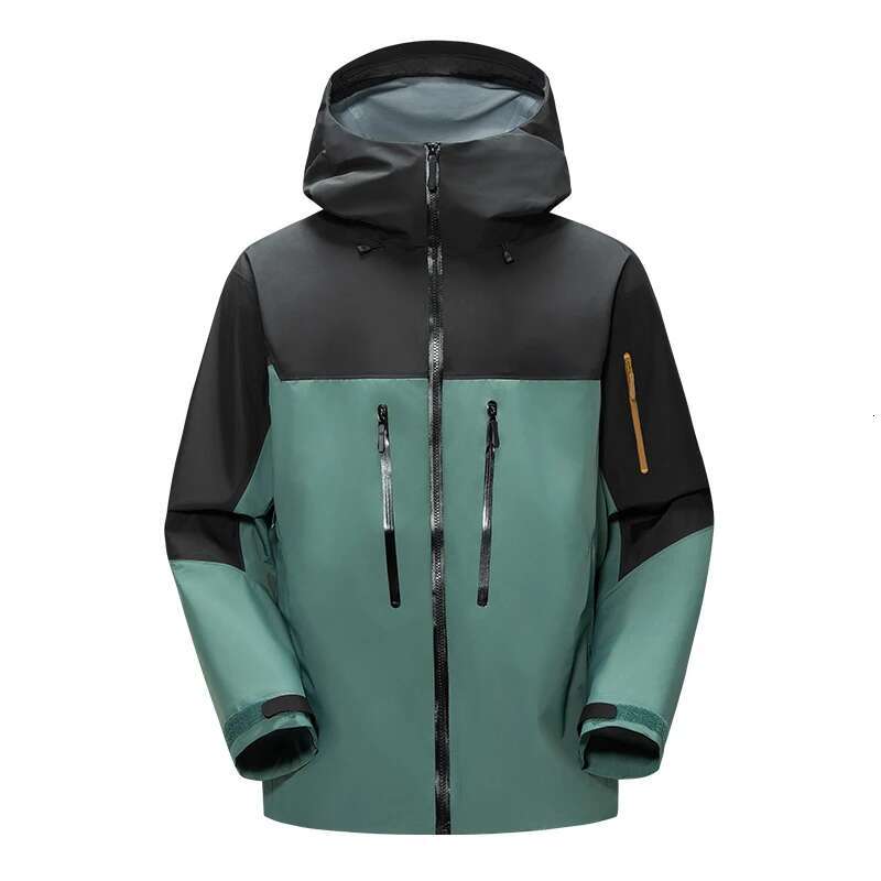 New Outdoor Sports Camping Mountaineering Fashion Men's Windproof British Wind Hooded Simple Storm Jacket