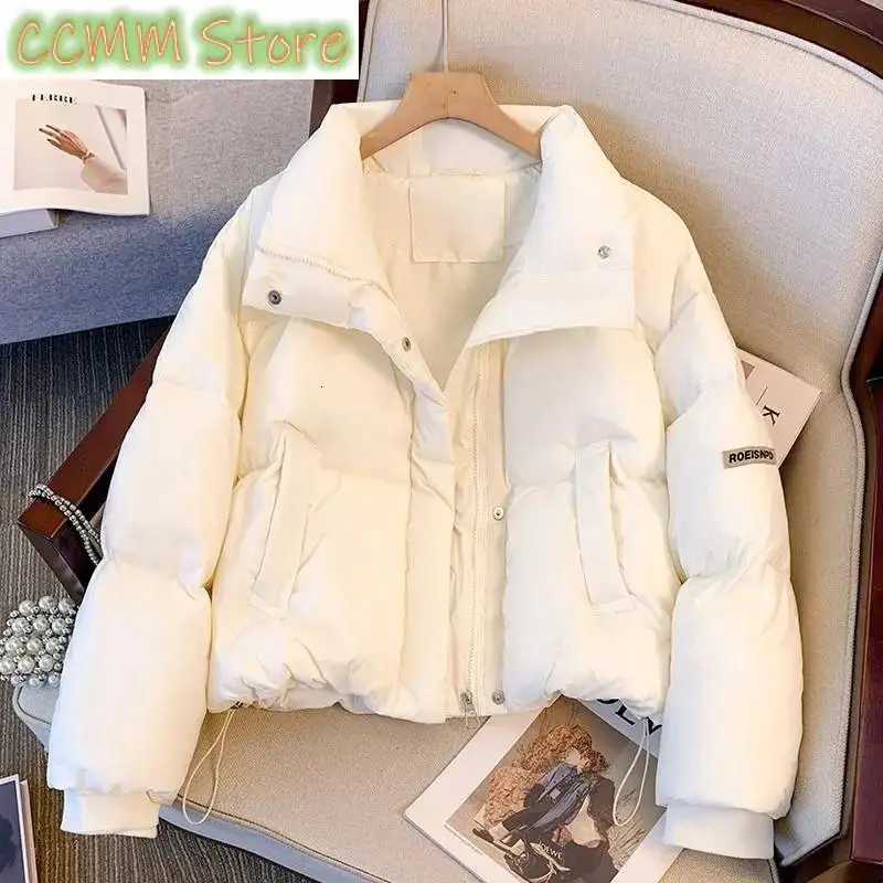 Women Down Cotton-Padded Jacket Girl Winter Warm Cotton Padded Coat Short Bread Outwear Ladies Down Jacket Thicken OutwearT251105