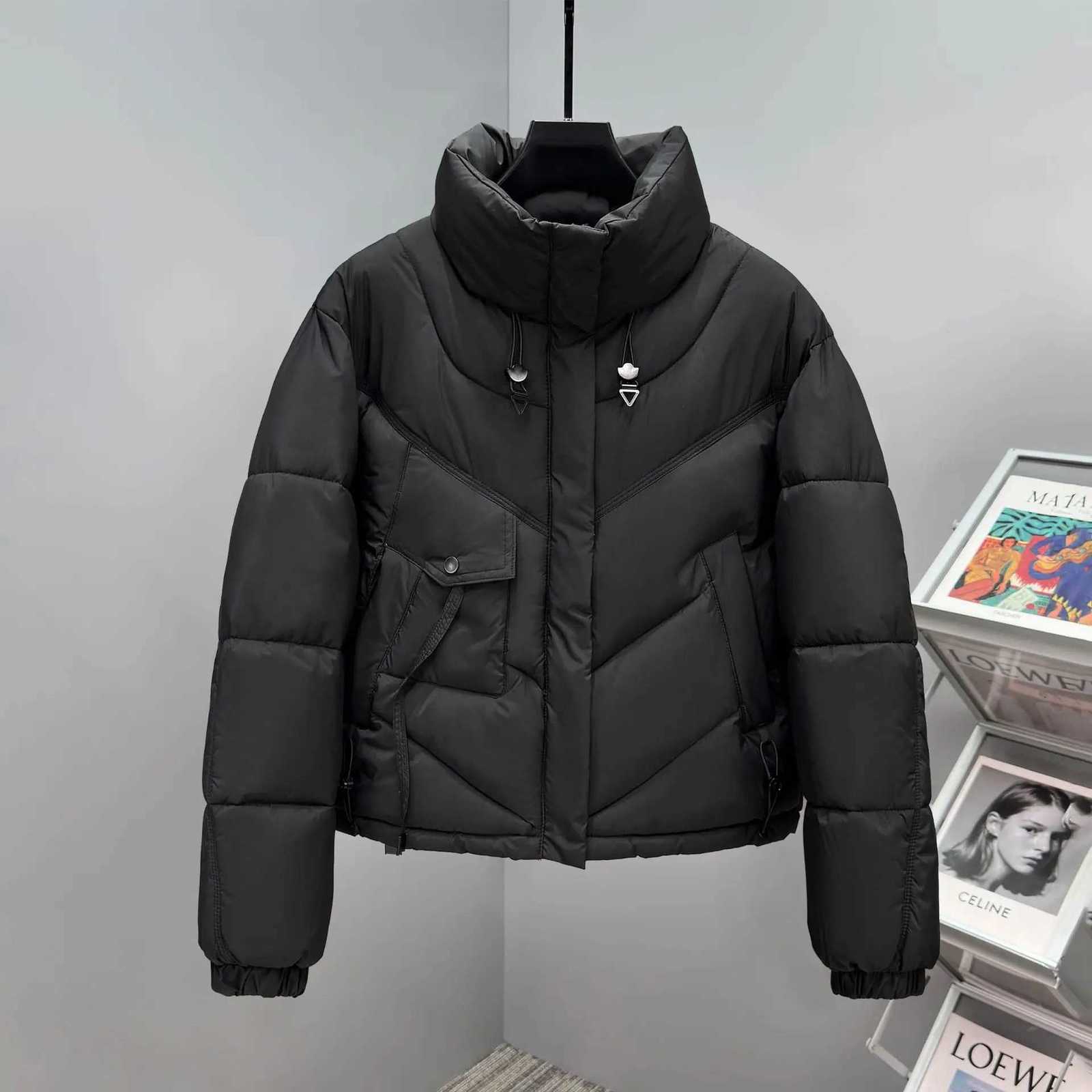 Winter Women Thicke Stand-up Collar Cotton-padded Jacket Autumn Short Jacket Casual Warm Down Coat Female Parkas OuterwearT251105