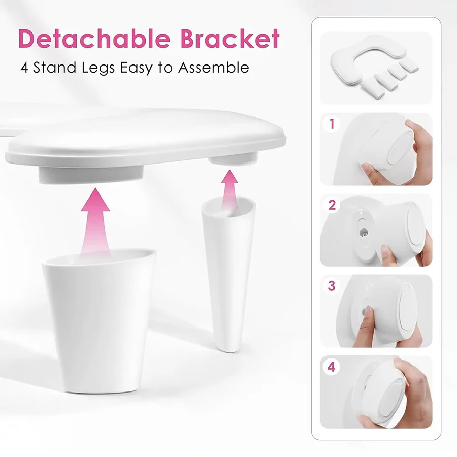 Nail Arm Rest for Nails U-shaped Nail Arm Rest with Detachable Brackets Big Manicure Hand Rest Pillow for Nail Salon 250328