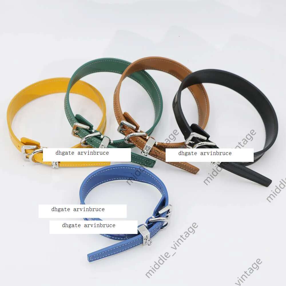 Genuine Leather Small Medium-sized Cat Collars, Teeth And Fighting Dog Collars Set, Coll Pet Supplies