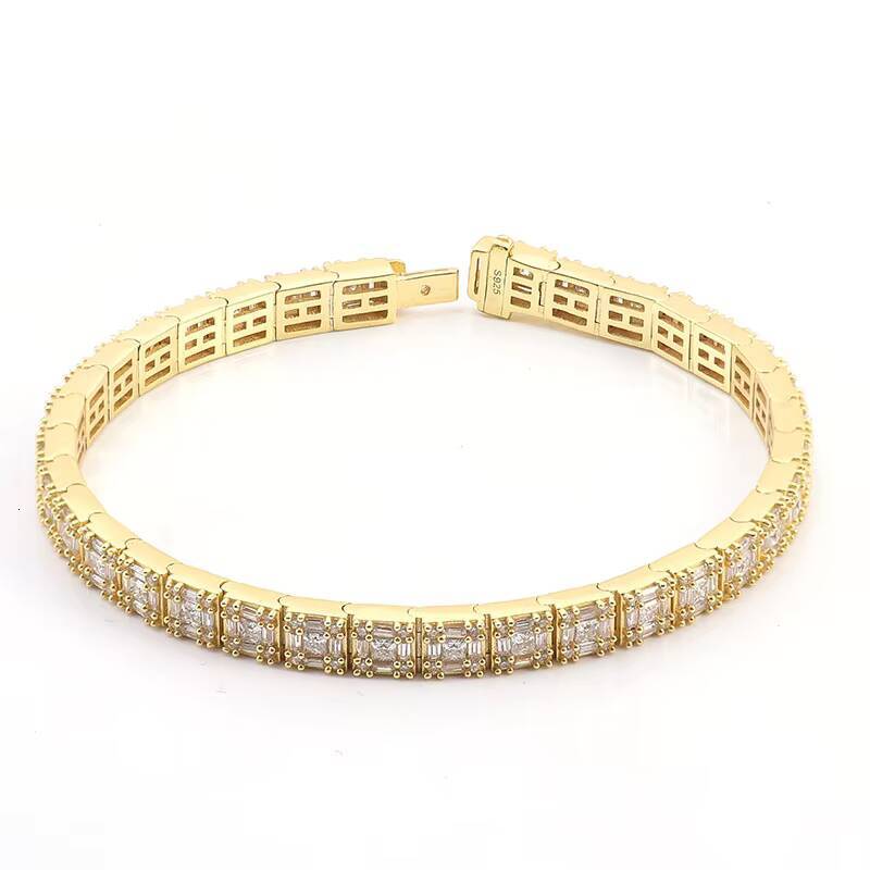 2023 New Women Men Bracelet Silver Gold Tennis Bracelet Luxury Jewelry Anniversary Birthday Mothers Day Gifts