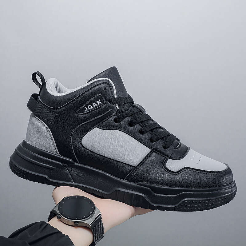 High Quality Fashion Large Size 2025 High-Top Outdoor Casual Sports for Teenagers and Students Internet Celebrity Travel Shoes White Sneakers