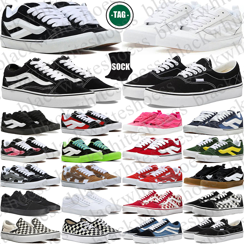 Free Shipping Designer vanse van knu skool vanes sneakers Shoes chaussure for mens womens white men trainers scarpe Plate-forme casual luxury fashion