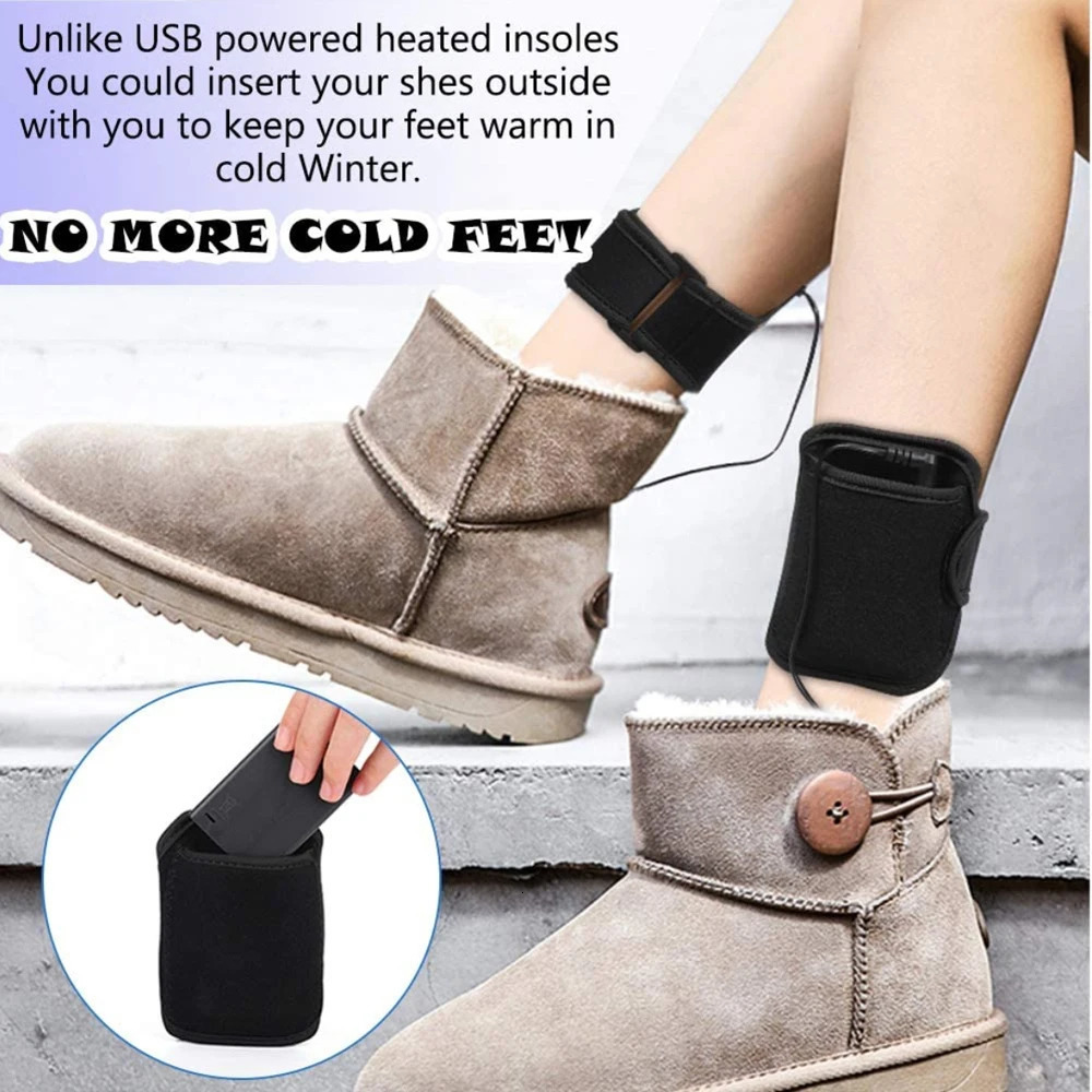 USB Electric Heated Shoe Insoles for Feet Warm Women Men Winter Shoes Battery Heating Sole Sock Pad Washable Thermal Insoles251105