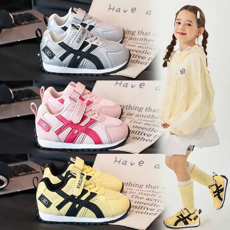 Children Spring Autumn Fashion Shoes Girls Soft Sole Casual Shoes Boy Breathable Mesh Stripes Versatile Comfortable Kid SneakersT251105