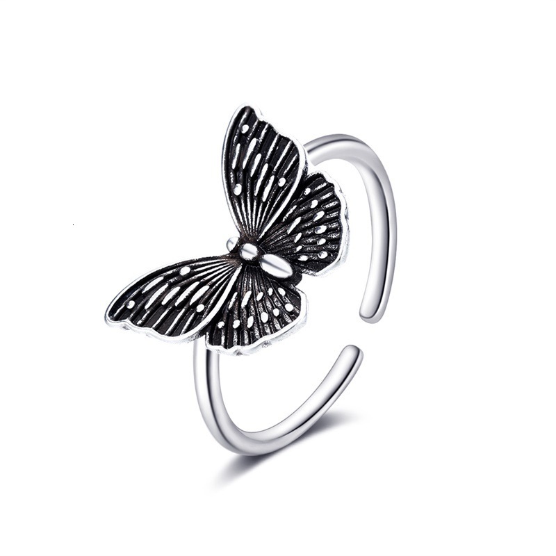 Hollow Butterfly for Female Students Korean Style Simple Cute Personality Fashion Ring Best Friend Ins Small Accessories