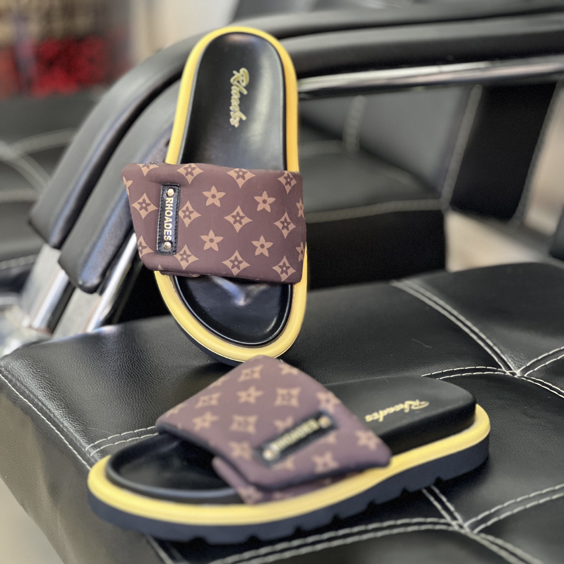 new Rodis platform sandals adjustable flat shoes flip-flops beach genuine leather women's shoes