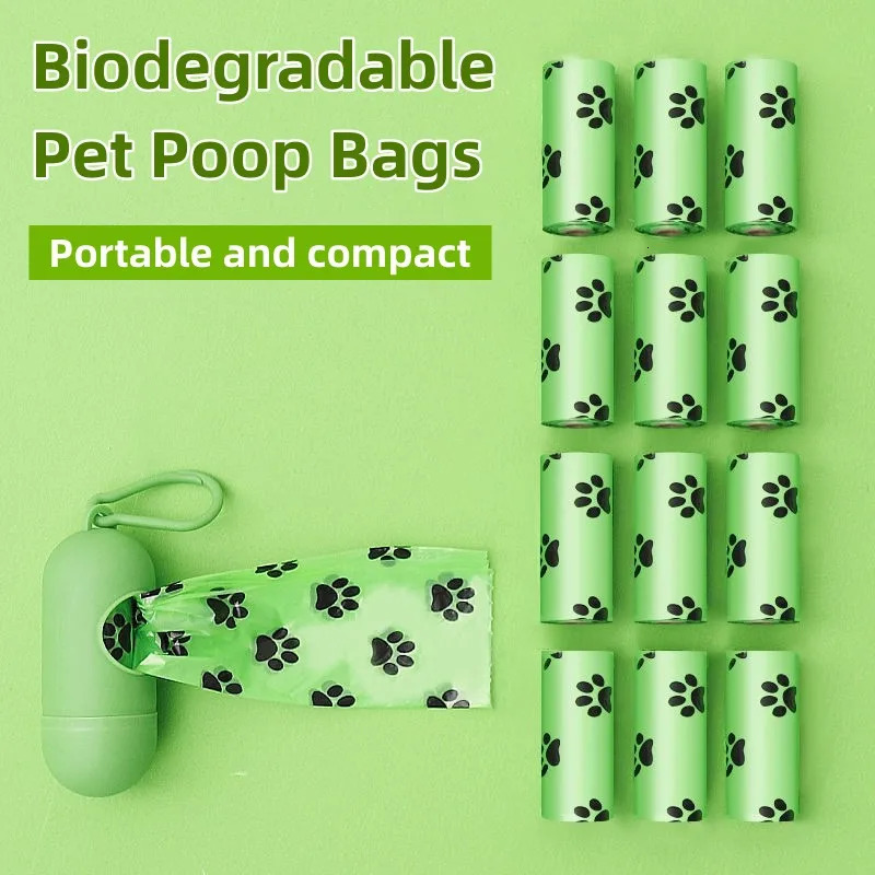 pet biodegradable garbage bag dog feces bag bulk bio based odor feces bag biodegradable pet garbage bag 250403