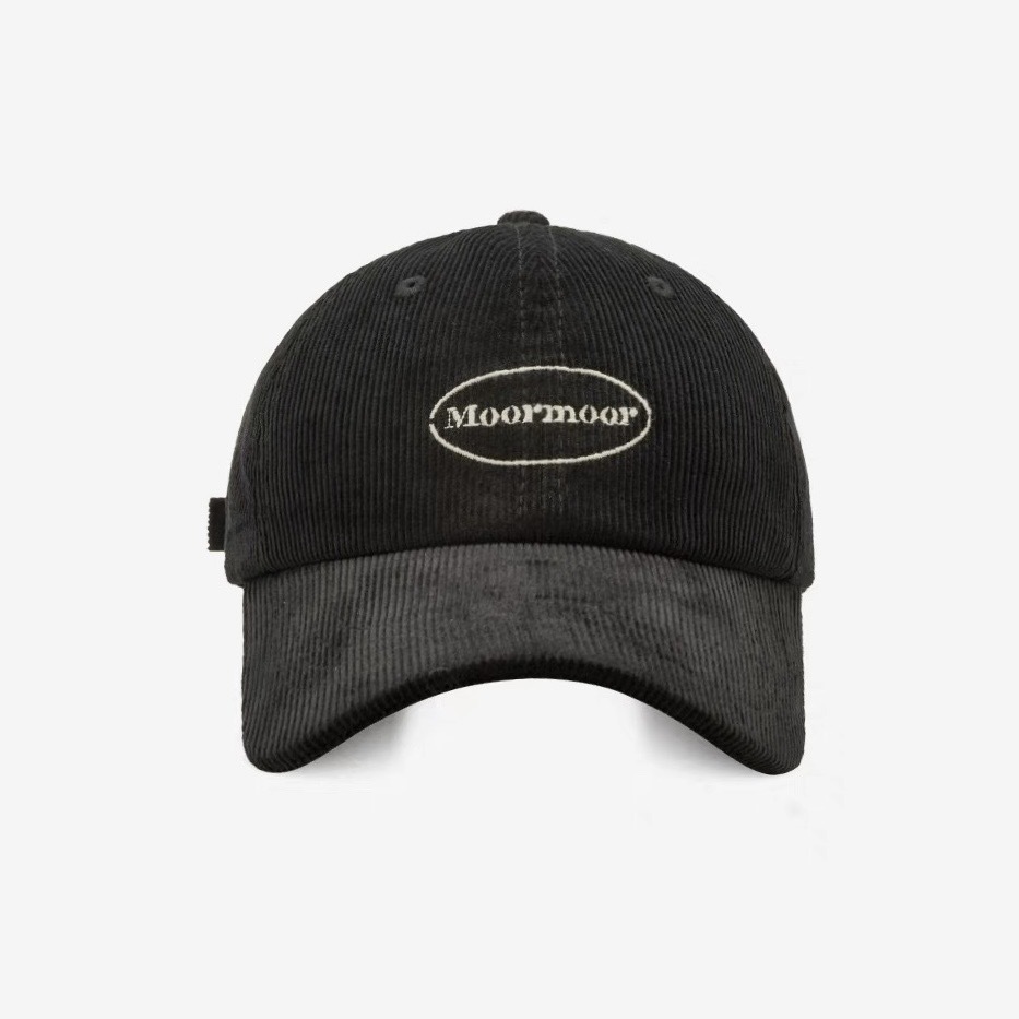 Designer hats for women Fashionable corduroy letter embroidery simple duckbill cap retro personalized baseball cap unisex free shipping adjustable