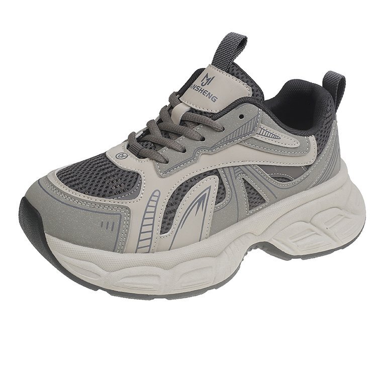 Free Shipping 2025 New design Sneakers Retro Running Shoes Breathable Anti-slip and wear-resistant Thick Sole Sport Shoes for Women