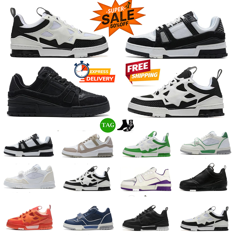 Skate shoes designer sneakers luxury mens trainers sneaker casual shoes runner shoe outdoor flower skates tennis shoes women fashion men shoes size 36-45