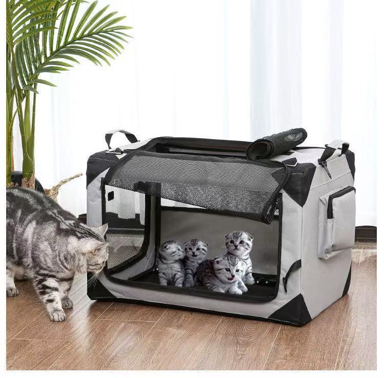 Folding car cat cage out portable pet tent cat kennel portable four seasons general rear trunk available