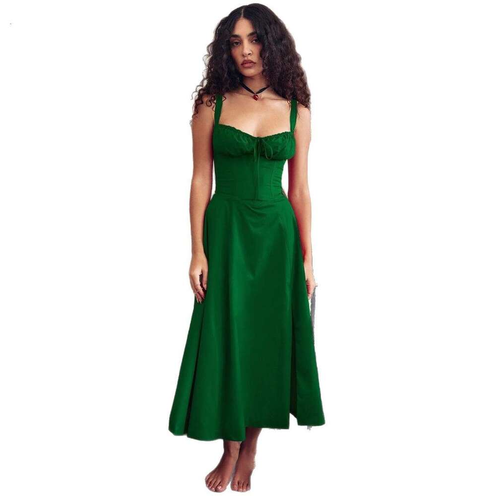 2025 Amazon Hot-Selling Summer Elegant Fashion High-End Strap Gentle Dress for Women French Style