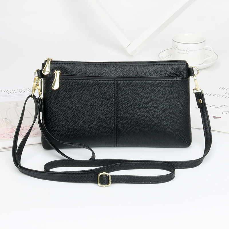 Elegant Crossbody Women, Simple Zipper Square Fashionable Clutch Bag, Dual-use Small for Middle-aged and Elderly, Shoulder Bag