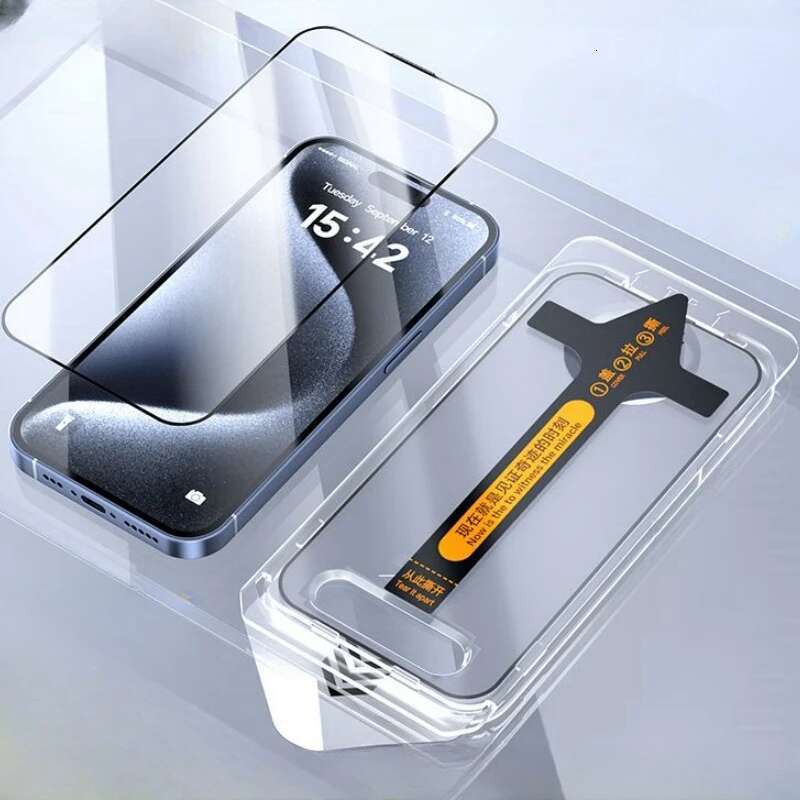 3PCS Dust Free Tempered 16 Pro Max 16Pro Privacy Screen Protector For iPhone 15ProMax Easy To Install Glass