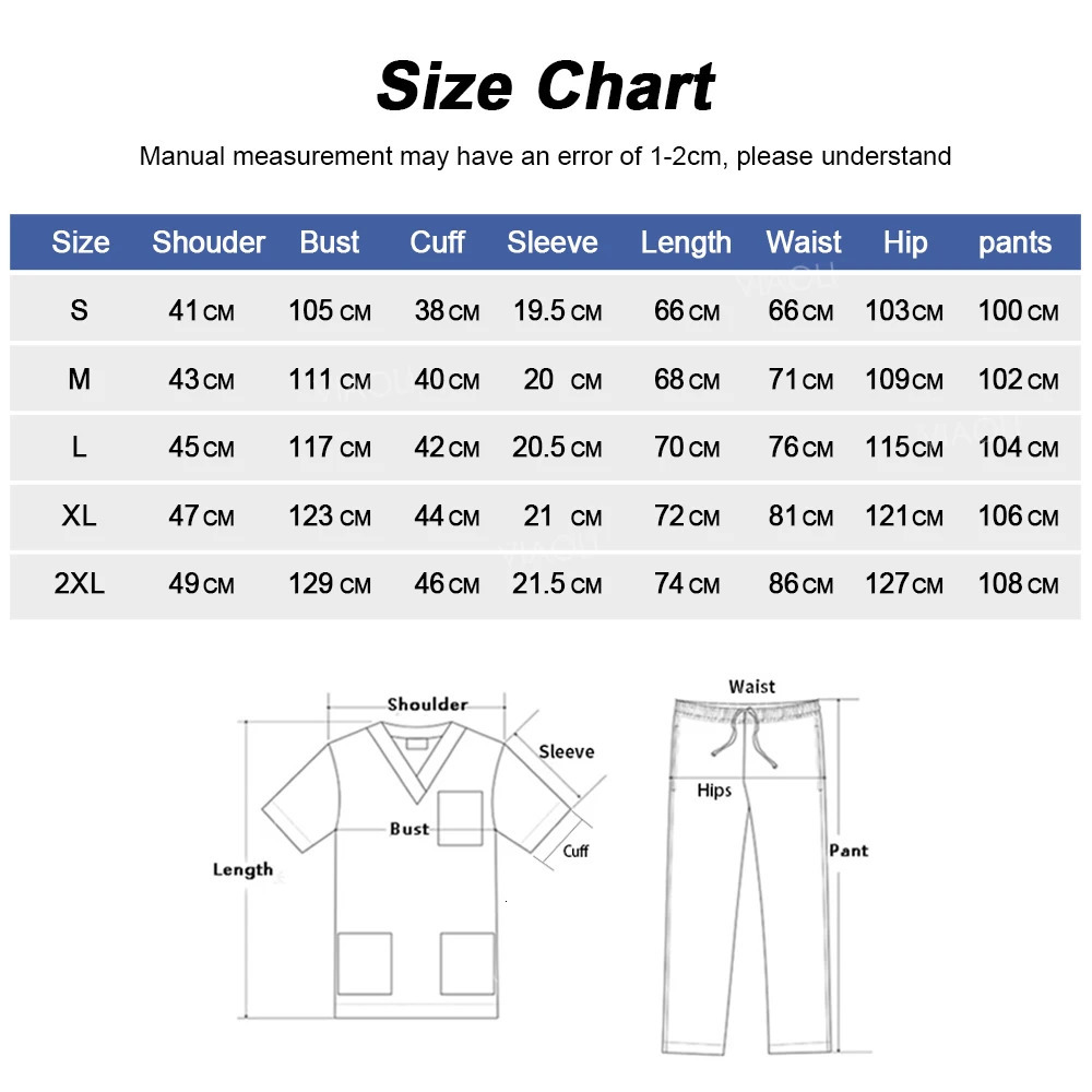 Uniform Scrub Hospital Working Scrubs Set Wholesale Nursing Scrub Uniforms Women Healthcare Pharmacy Clinic Work Clothes 251104