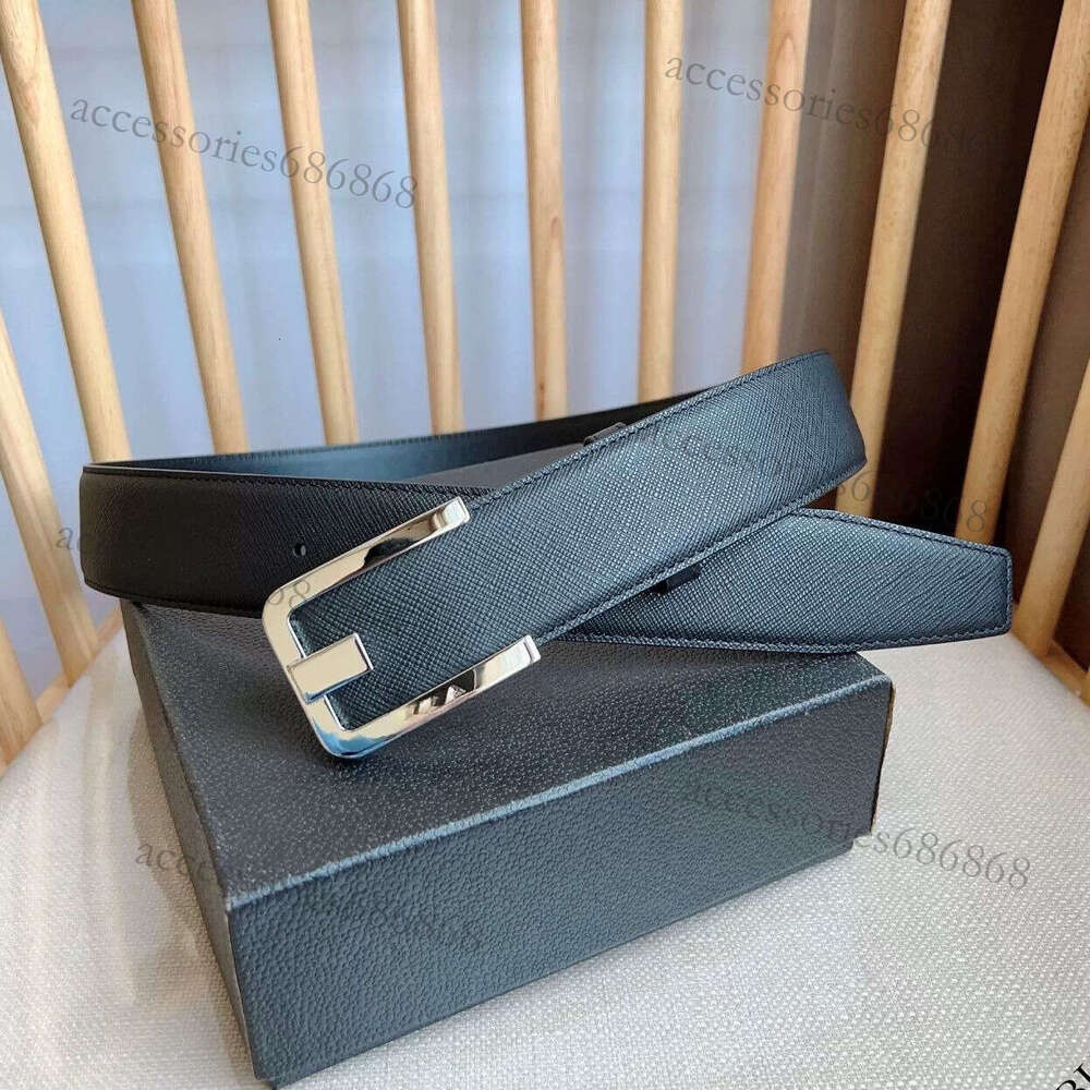 Belt Top Layer Cowhide Genuine Leather High-end Belt Alloy Buckle Slim Profile Ideal Gift Men's Choice