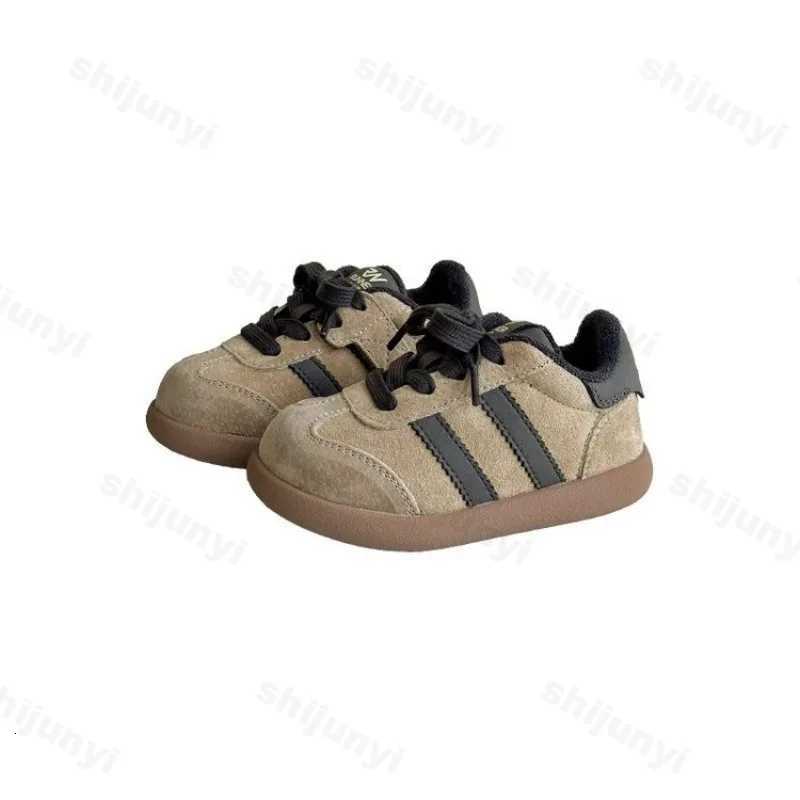 Children Baby Casual Sneakers 2025 Autumn Fashion Kids Sport Shoes Girls Boys Comfortable Anti Slip Stripe Outdoors Running ShoeT251105