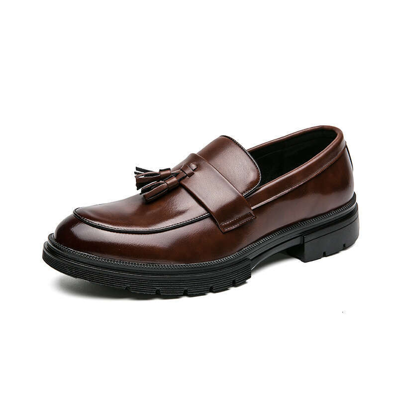 Large British for men, sizes 38-46, new business shoes, men's tassels, trendy casual leather shoes