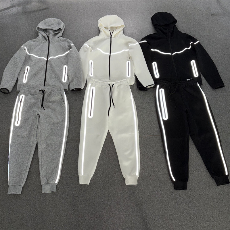 Designer Hoodie Men Jacket Tech Fleece Tracksuit Set Asian Size Zip Up Sweatshirt and Joggers Fashion Sportswear Streetwear Casual Outfit for Gym and Outdoor Wear