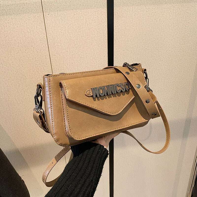 2024 New Fashion Messenger Casual Shoulder Niche Fashionable Women's Small Square Bag Bolsas Para Mujeres