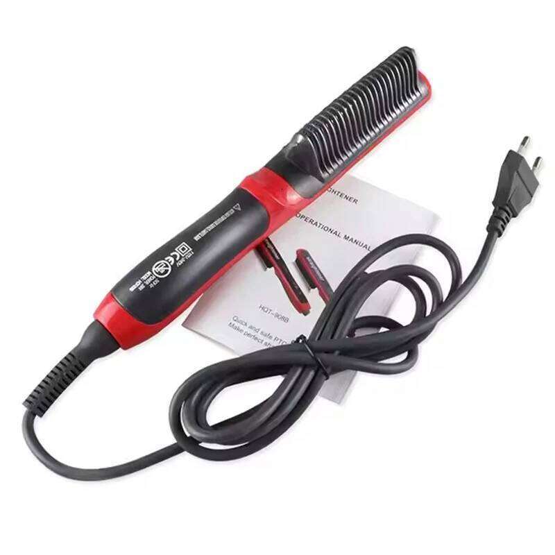 Multifunctional Hair Straightener Professional Quick Heated Electric Hot Comb Curler Hairstyle Brush Curling Iron Stying Tool Xiusiyuan251105