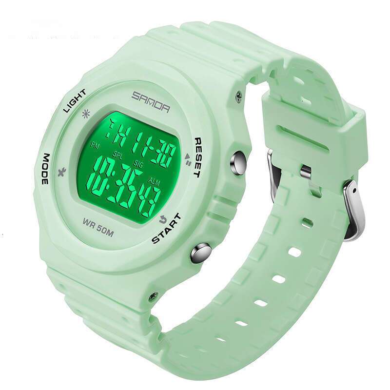 DHwatches Sanda Shapie Multifunctional Single Display Electronic for Men and Women Trendy Fashion Waterproof Watch Direct