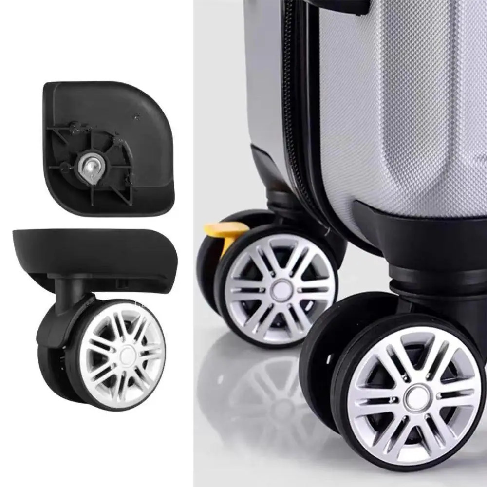 1 Pair A19 Replacement Luggage Wheels Repair DIY Accessories For Travel Suitcases Luggage Spinner Caster Silent Suitcase Wheels 251031