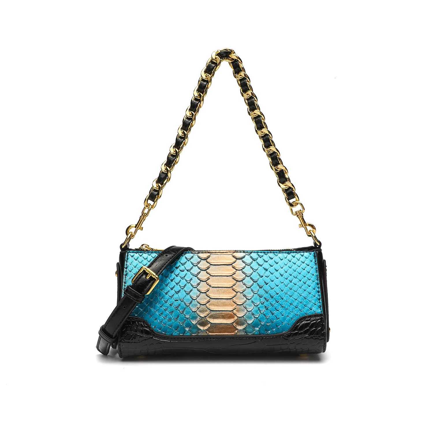 2025 New Crocodile Embossed Shoulder Bag - Stylish Triangular Crossbody Purse with Magnetic Crocodile Embossed Shoulder Bag Versatile Wome Z251104