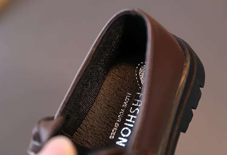 2025 Summer New Children's Leather Shoes for Boys and Girls, School Designers, Fashion Flat Shoes, Casual Sports Shoes