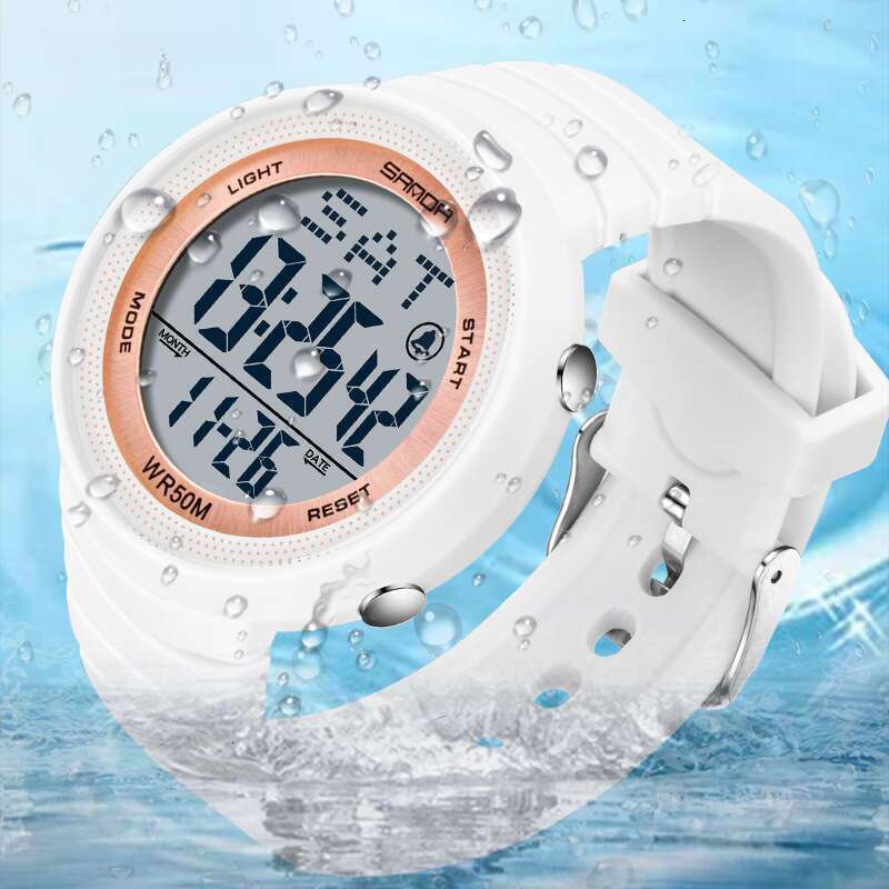 DHwatches Sanda Brand Hot-Selling Electronic Simple Personality Luminous Men and Women Wristwatch Multi-Functional Student Outdoor Sports Watch