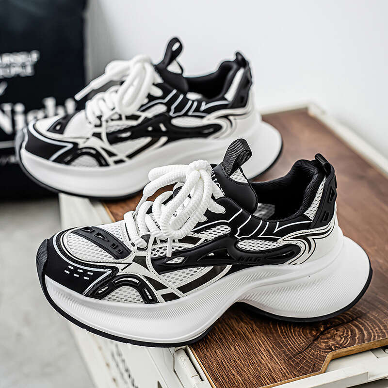 Cross-Border Large Size Spring and Autumn New Casual Running Sports for Men Height-Increasing Thick-Soled Forrest Gump Dad Shoes Trendy Style