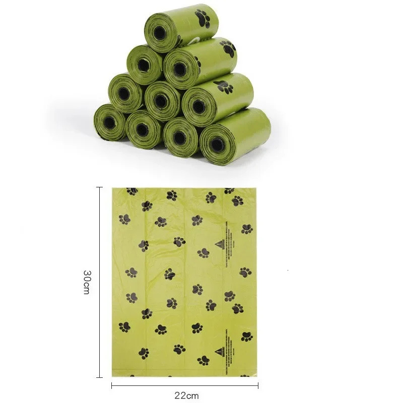 pet biodegradable garbage bag dog feces bag bulk bio based odor feces bag biodegradable pet garbage bag 250403CJ