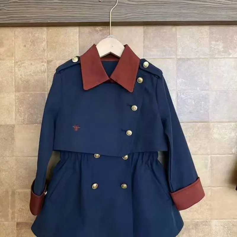 Girls Autumn And Winter Set 2025 New Mid Sized Childrens Windbreaker Vest Skirt Princess Style Two piece Set Y251105